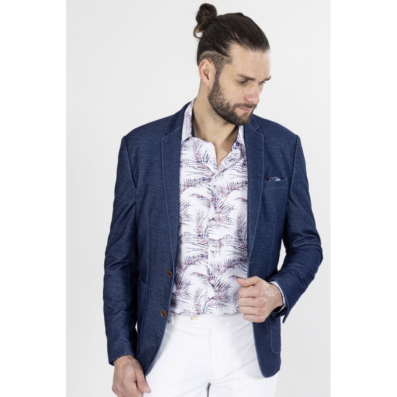 veste bleu jean bayard