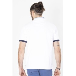 polo blanc en coton bayard