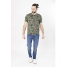 t-shirt manches courtes kaki