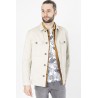 veste beige en coton