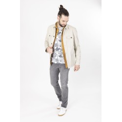 veste de travail couleur beige