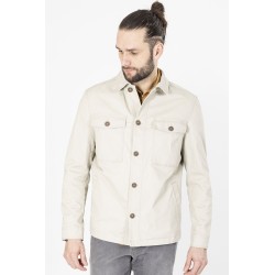 blouson façon veste de travail  beige