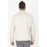 veste casual beige en coton