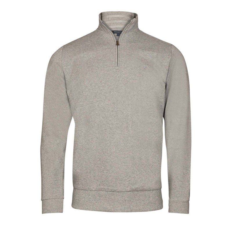polo uni en coton gris bayard