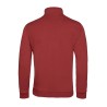 polo rouge manches longues en coton