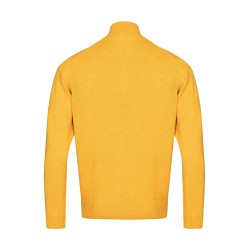 pull col zippé ocre jaune bayard