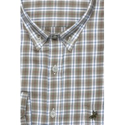 chemise 100% coton kaki bayard