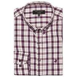 chemise à carreaux en coton bayard