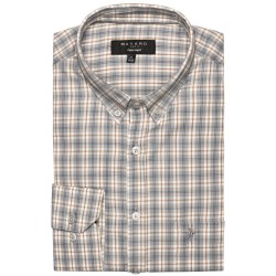 Chemise à carreaux gris