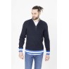 pull zippé bleu marine bayard