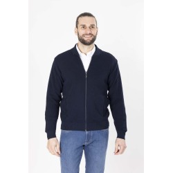 gilet bleu marine en coton bayard