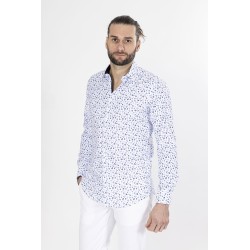 chemise manches longues imprimee fleurie