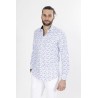 chemise manches longues imprimee fleurie