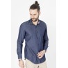 chemise marine jean coupe ajustée