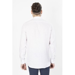 chemise en lin coupe ajustée