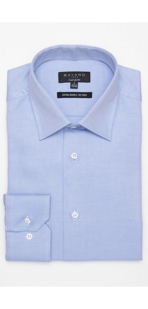 chemise-bleu-ciel-en-coton-double-retors