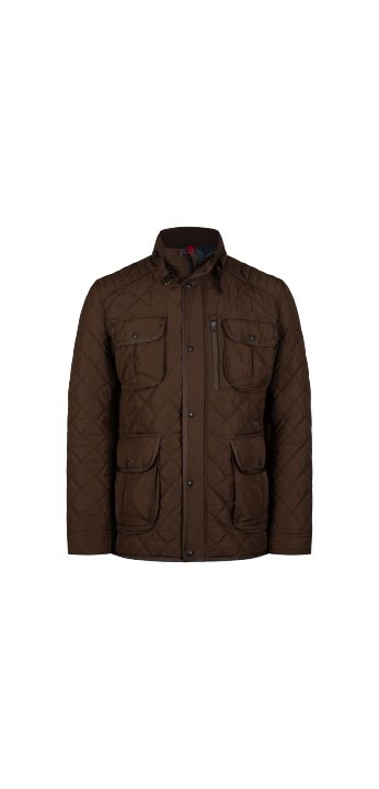 Look Automne 2021 - Parka courte matelassée chocolat Automne