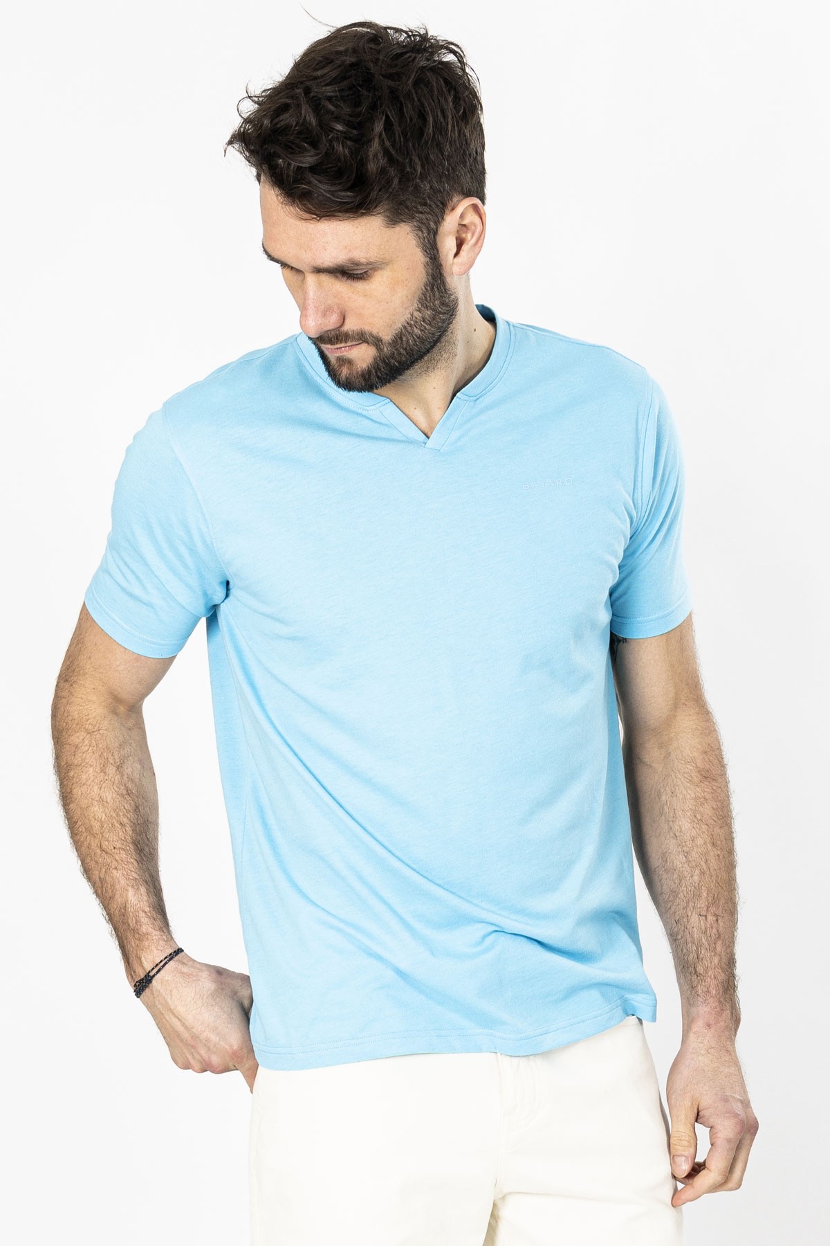 t-shirt turquoise bayard