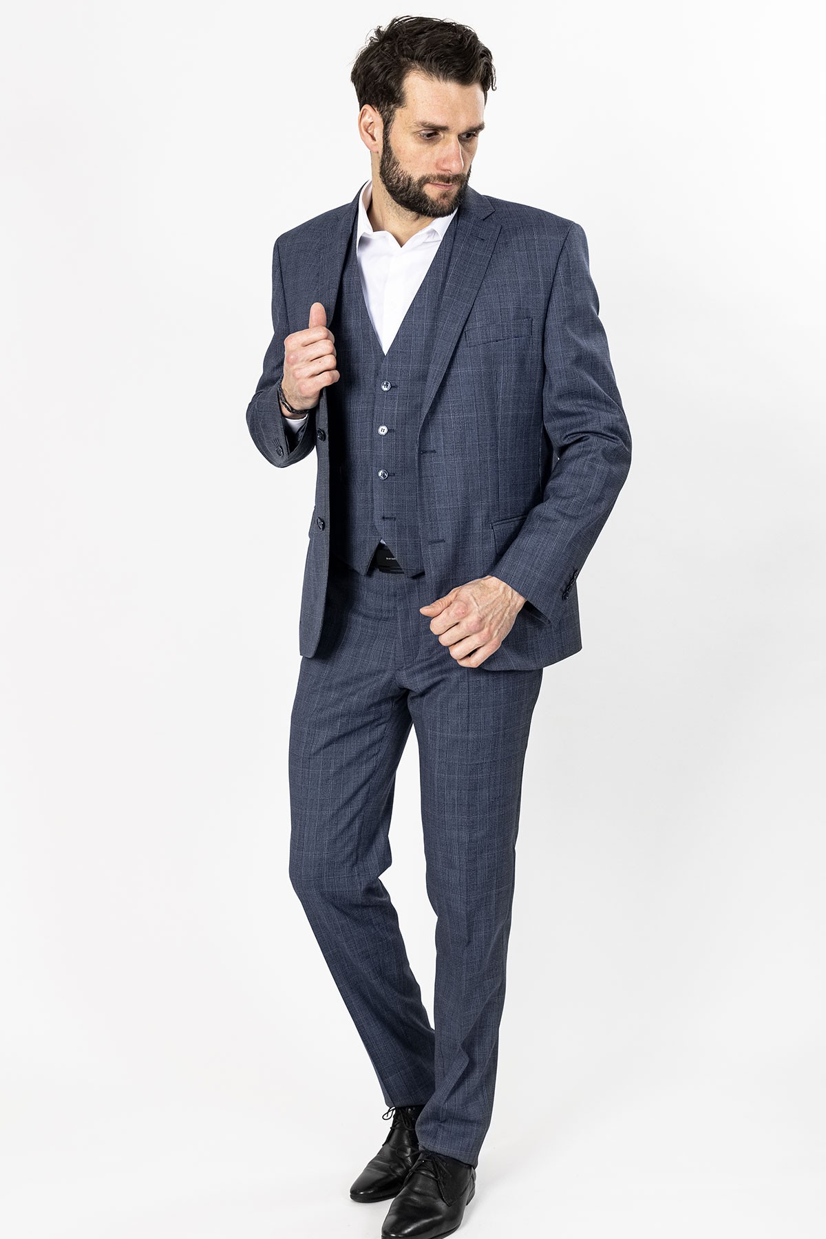 costume bleu prince de galles bayard