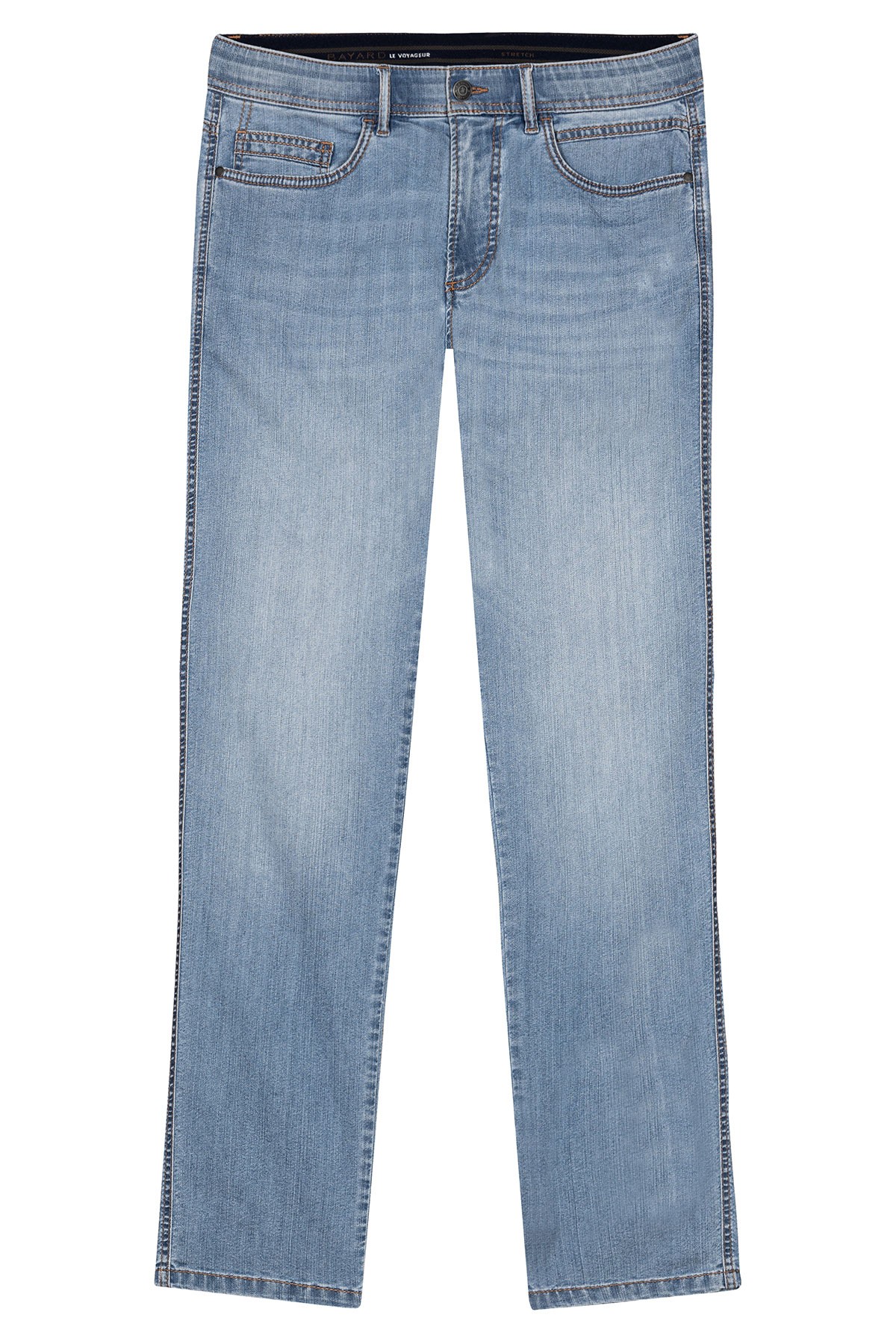 blue jean claire coupe ajustée Bayard