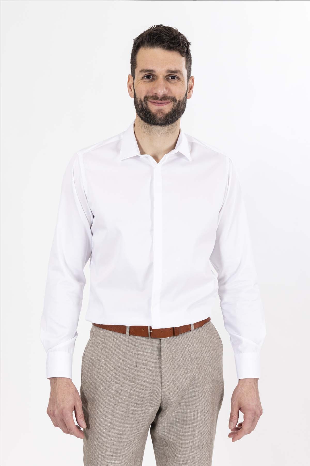 Chemise blanche bayard