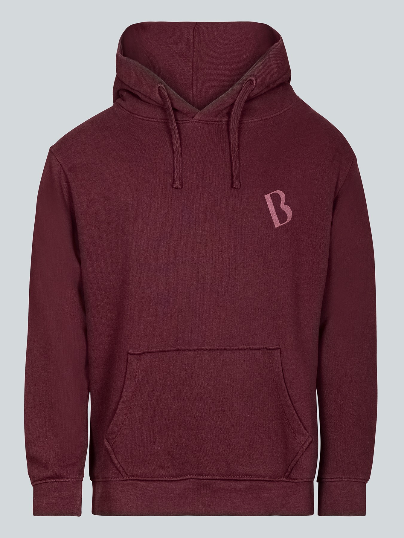 Sweat à capuche bordeaux Barth