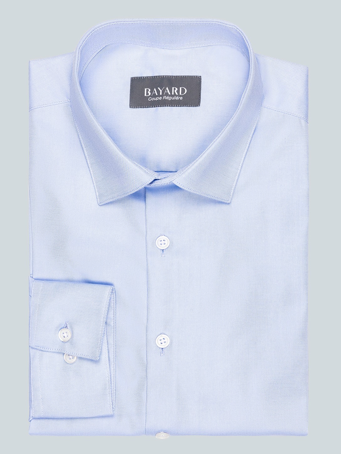 Chemise Oxford bleue régulière non iron