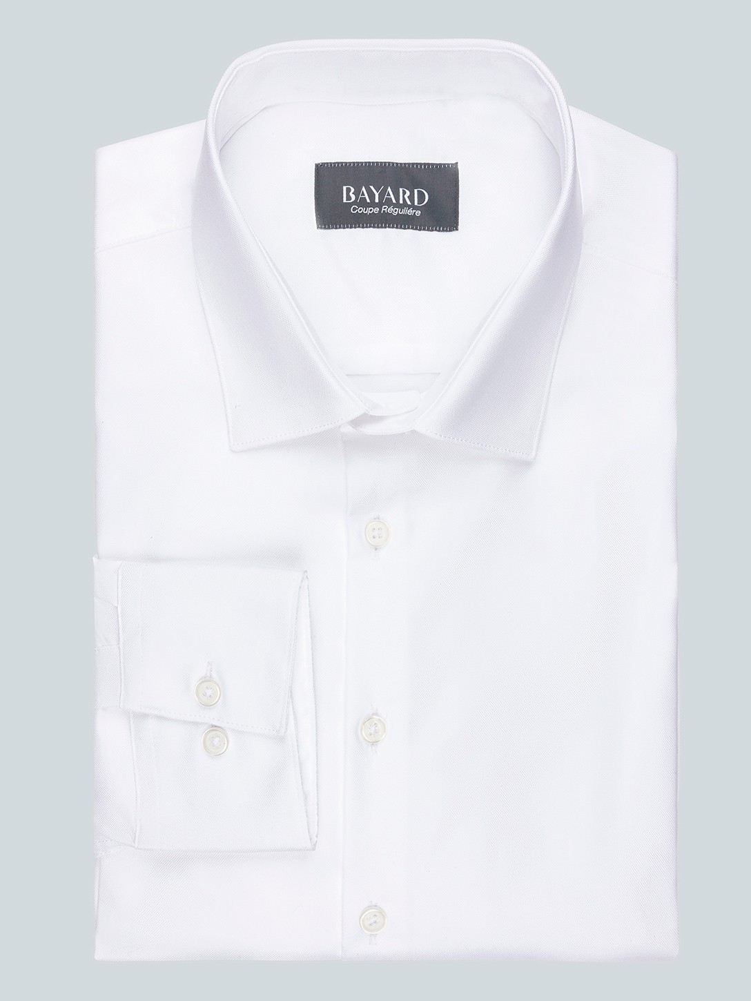 Chemise Oxford blanche régulière non iron