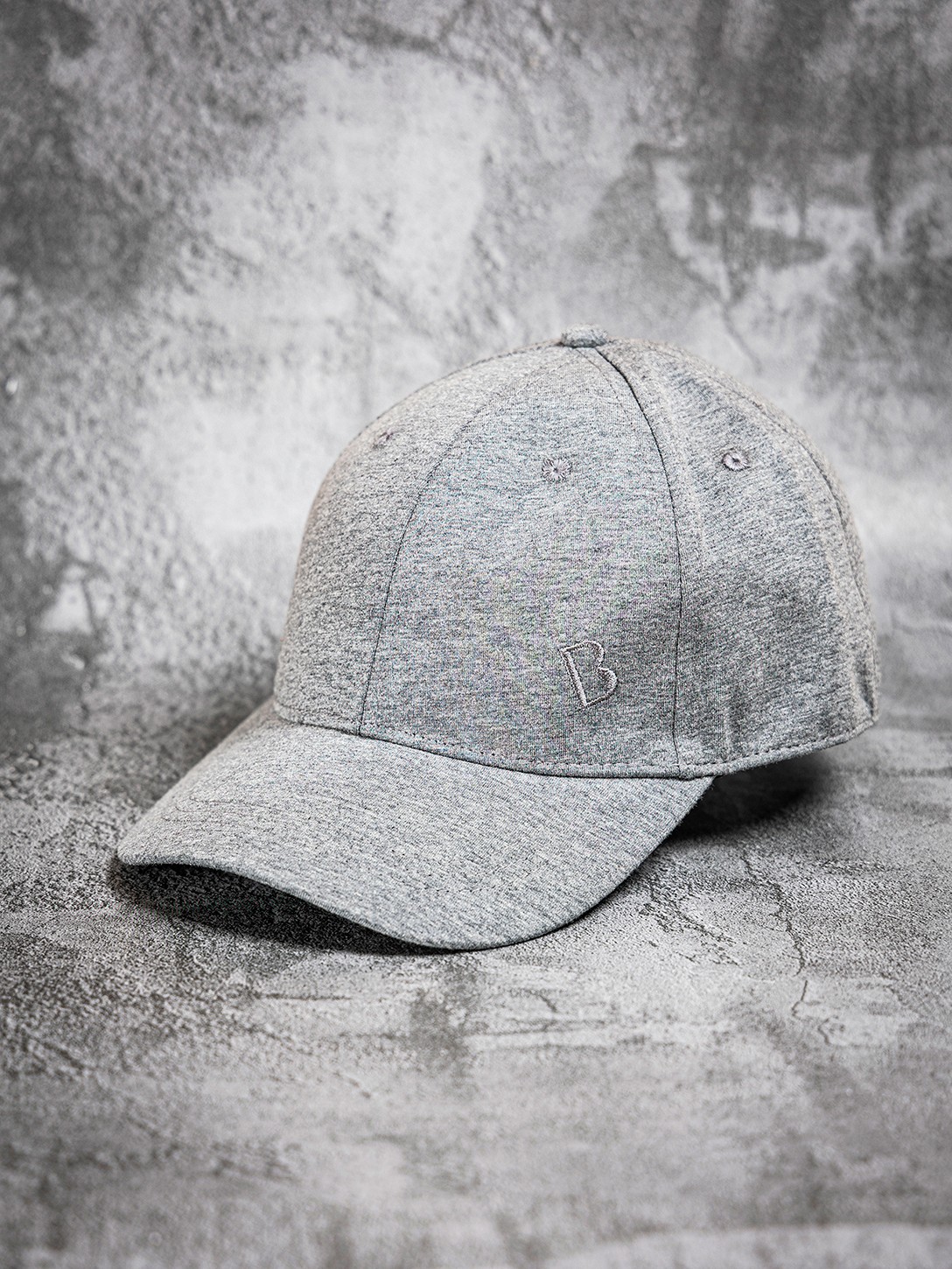 Casquette grise en coton