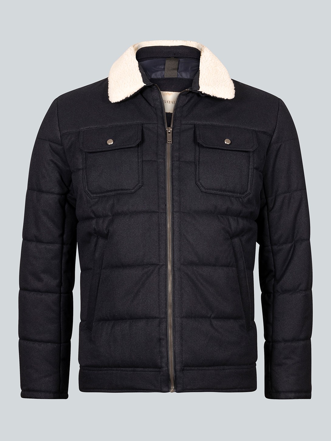 Blouson aviateur marine col...