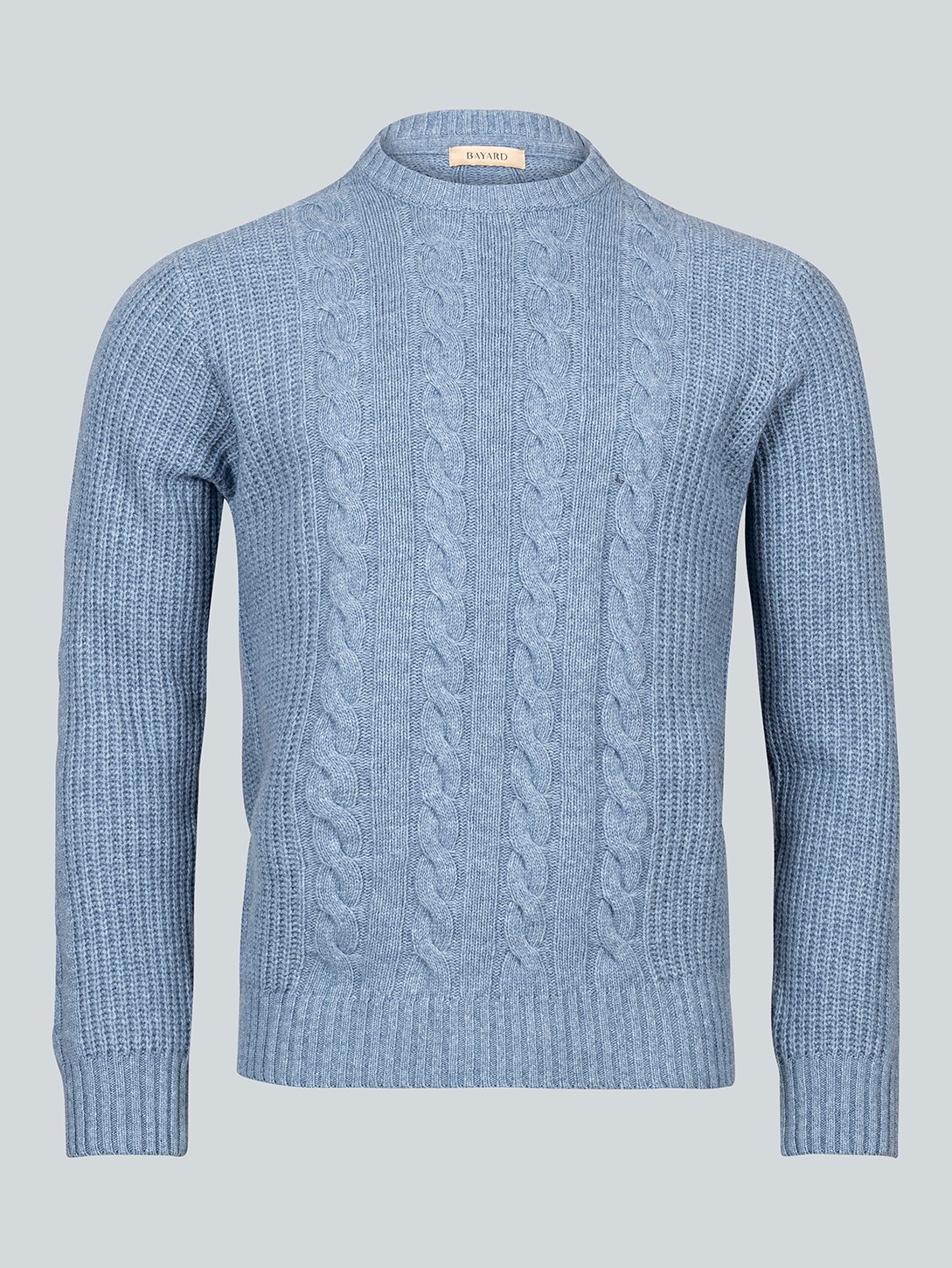 Pull bleu à torsades Brian
