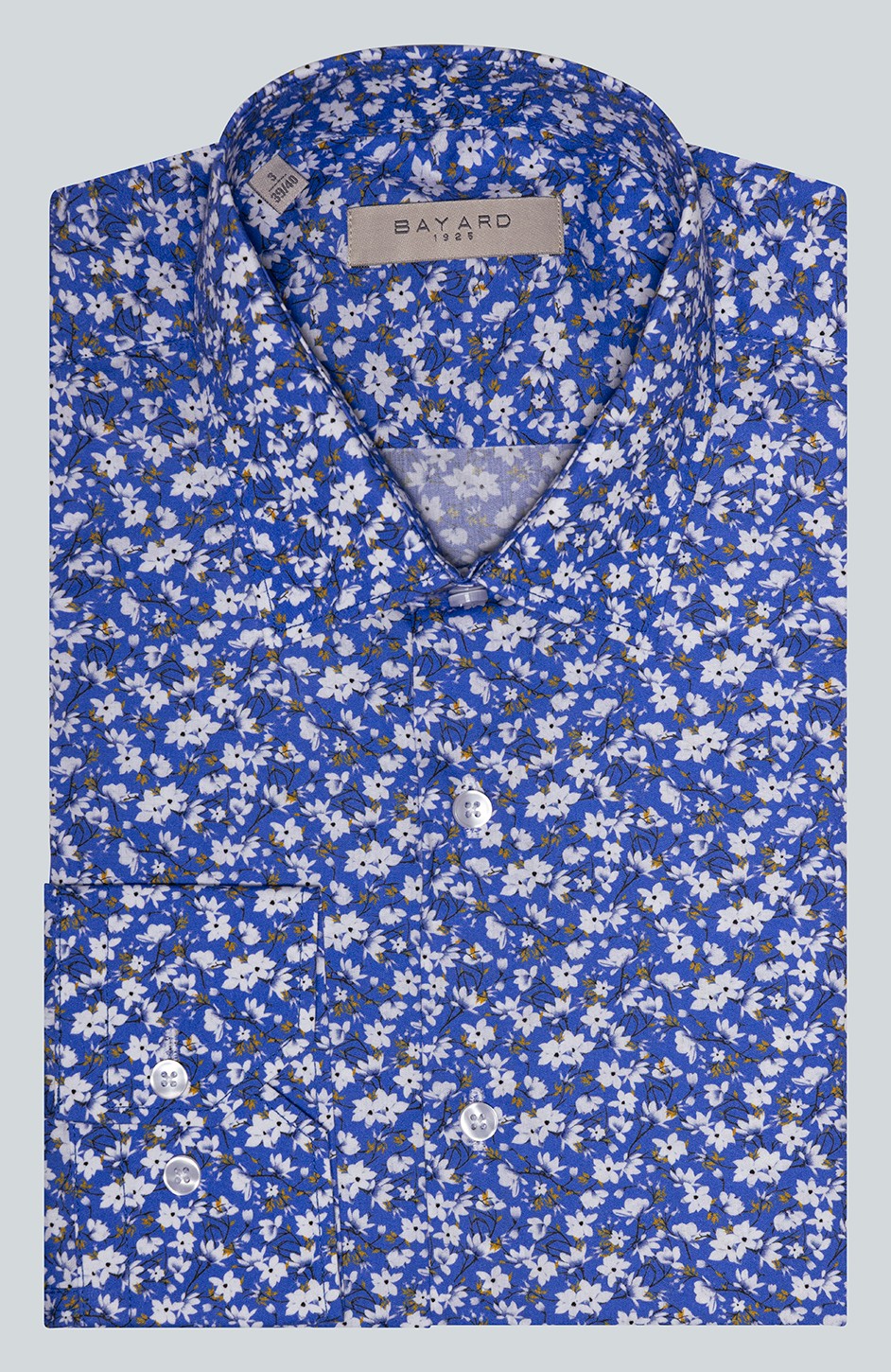 Chemise bleue à fleurs Nice