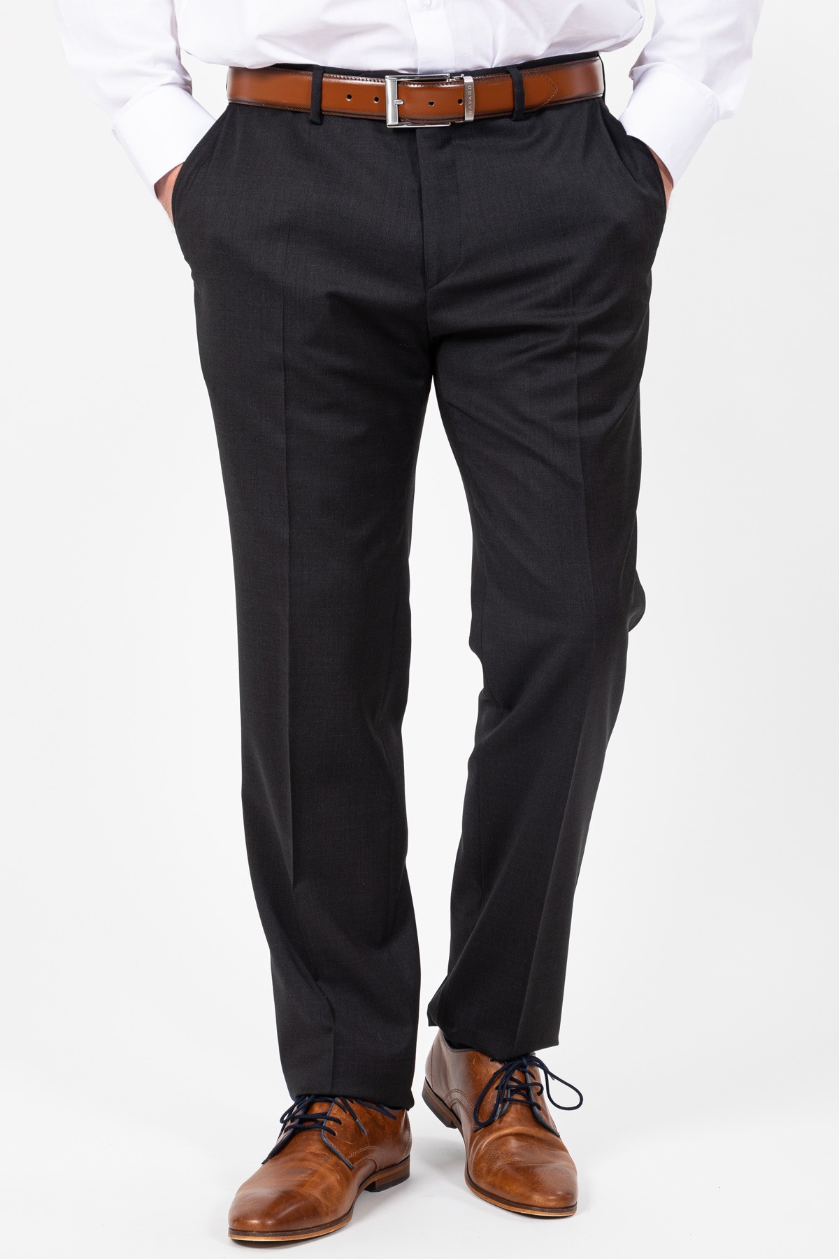 Pantalon anthracite tissu Marzotto