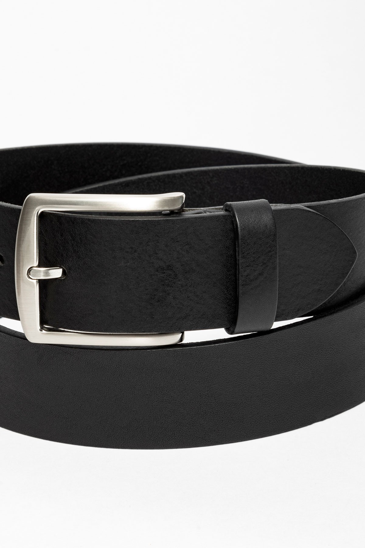 Ceinture en cuir noir