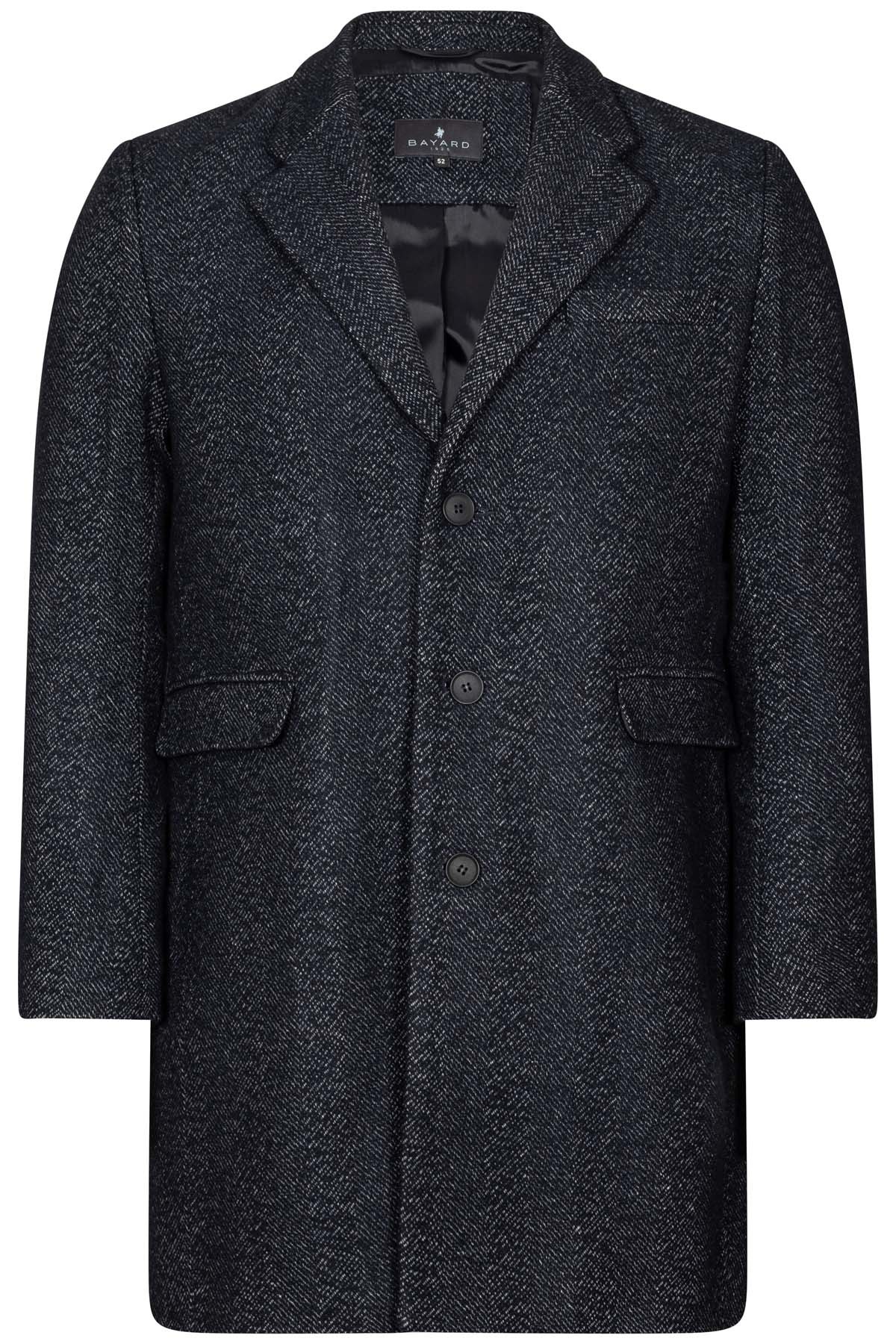 manteau en laine marine bayard