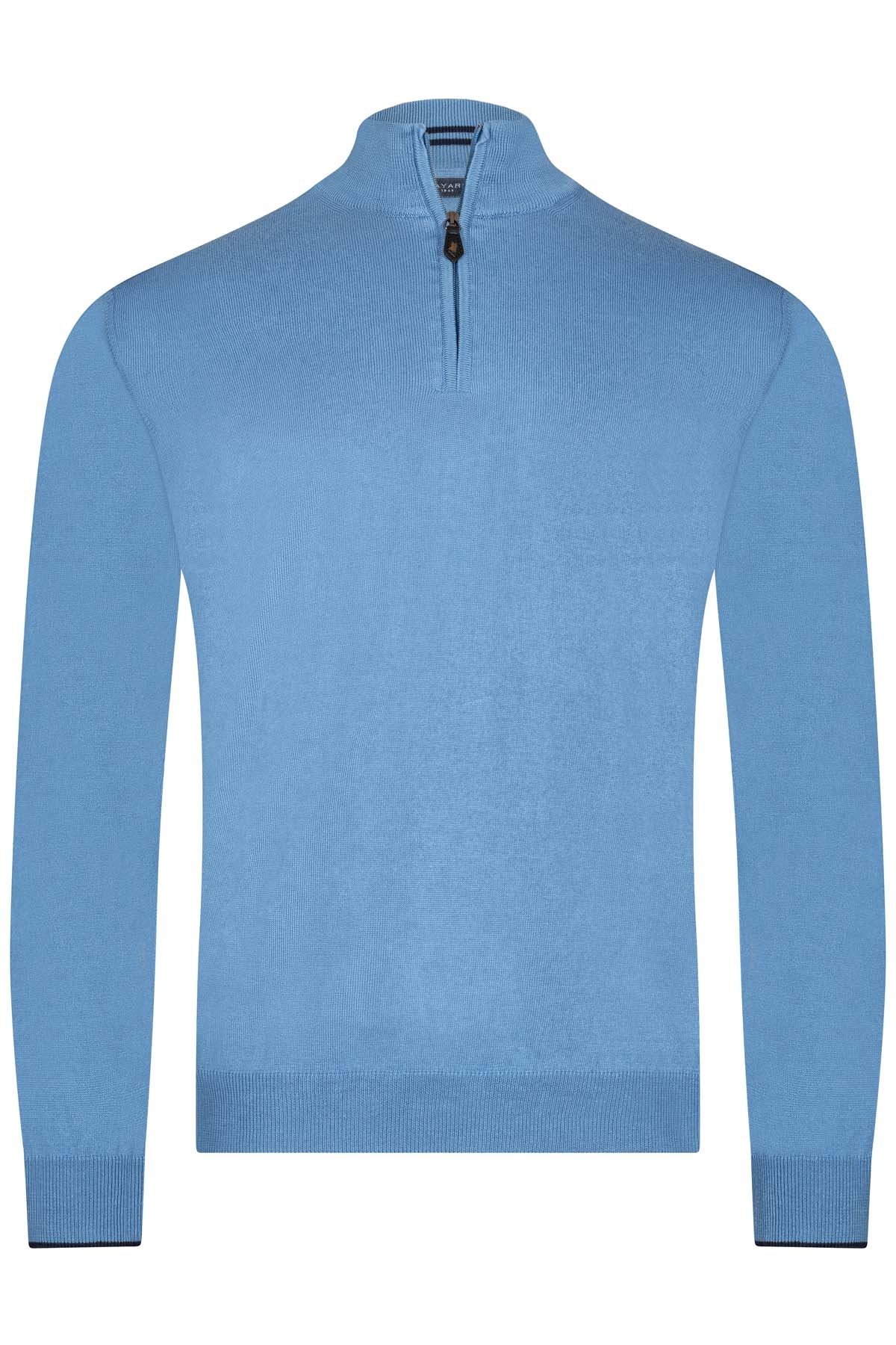 pull bleu coton cachemire bayard pull bleu coton cachemire bayard