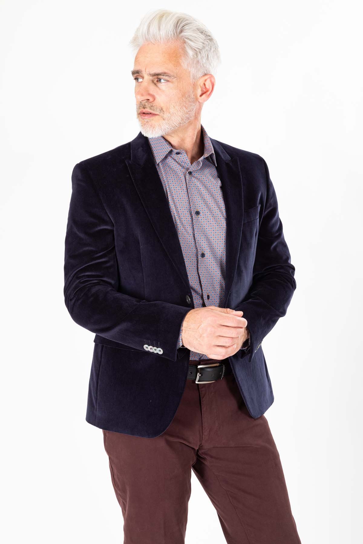 Veste en hotsell velours noir homme
