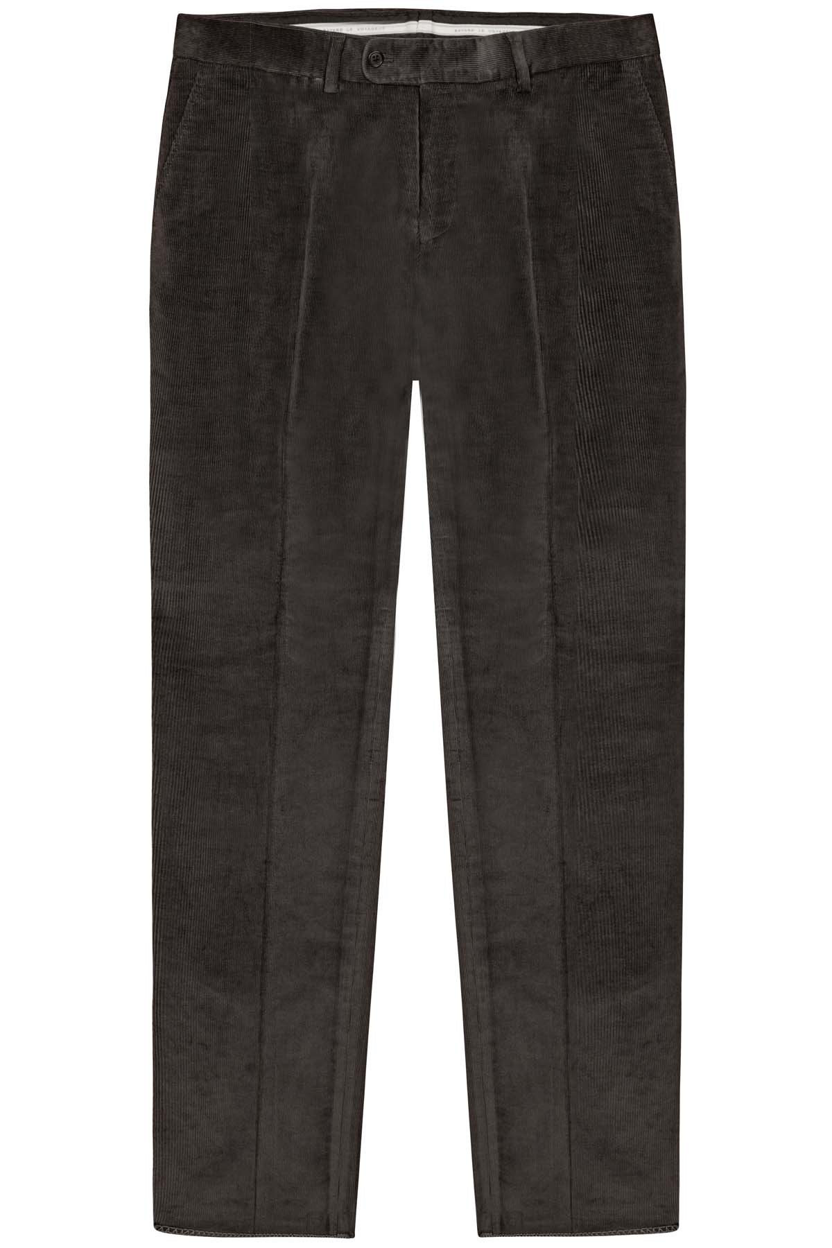 pantalon en velours gris bayard