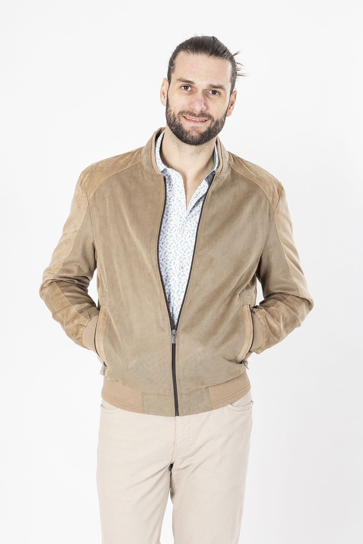 blouson beige bayard