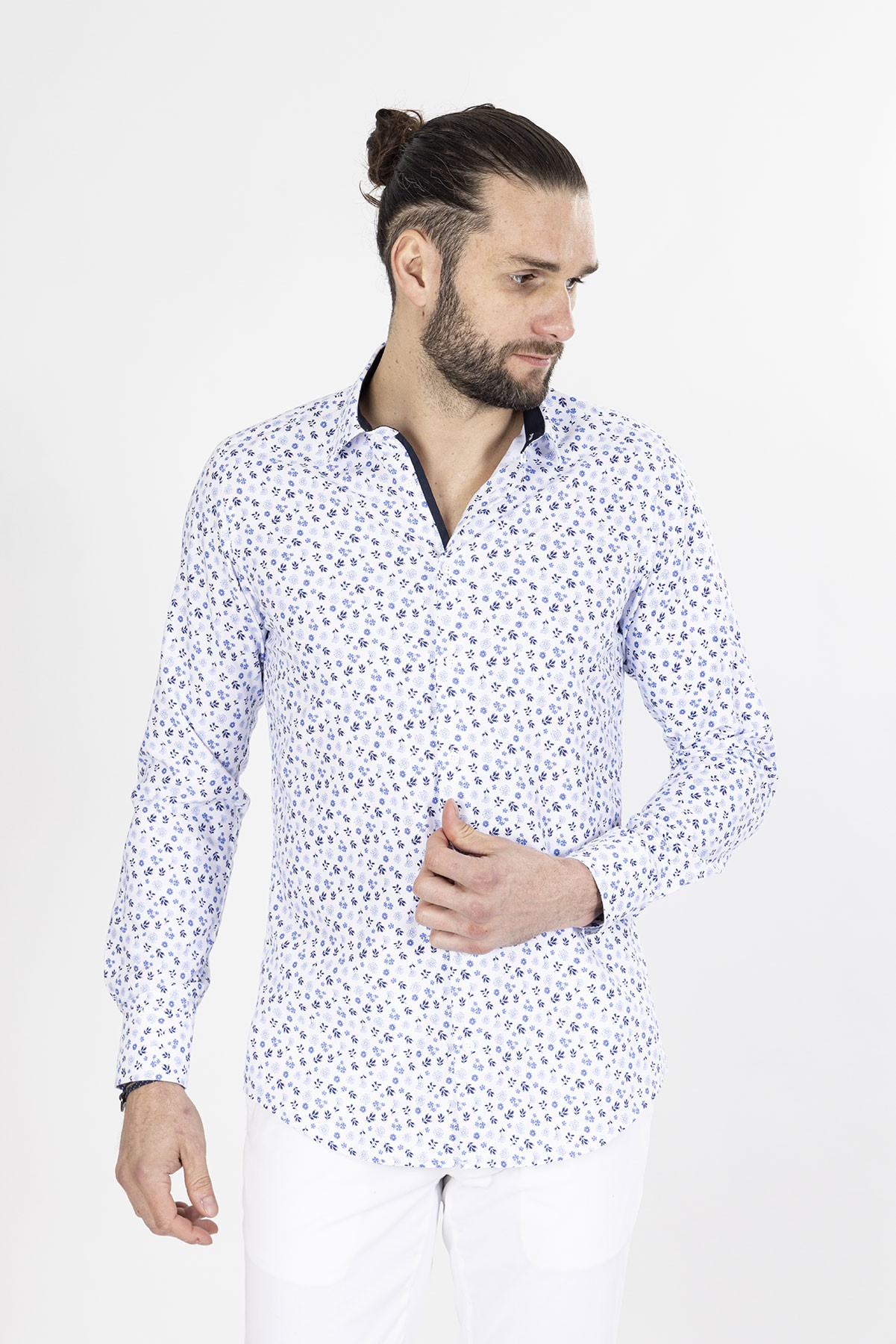 chemise coton melangé bayard