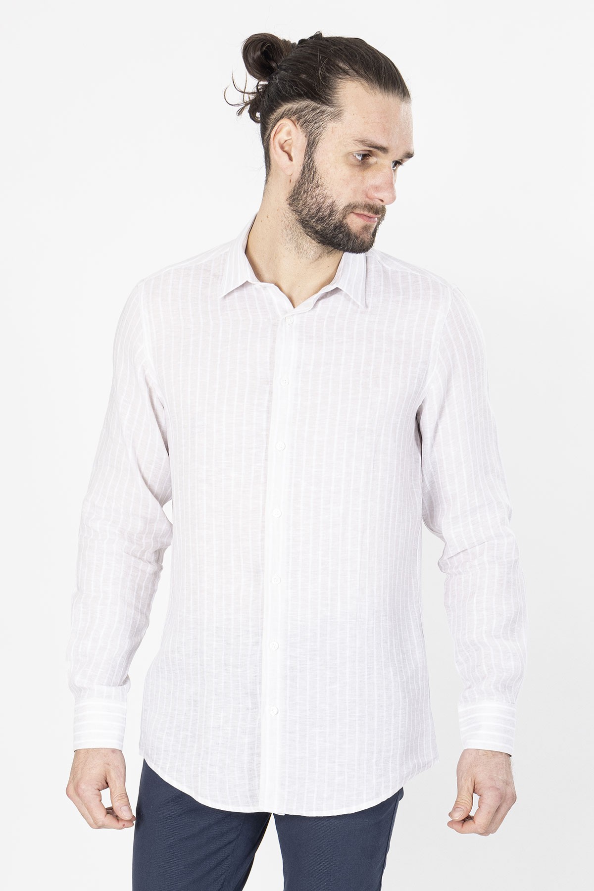 chemise en lin beige bayard chemise en lin beige bayard